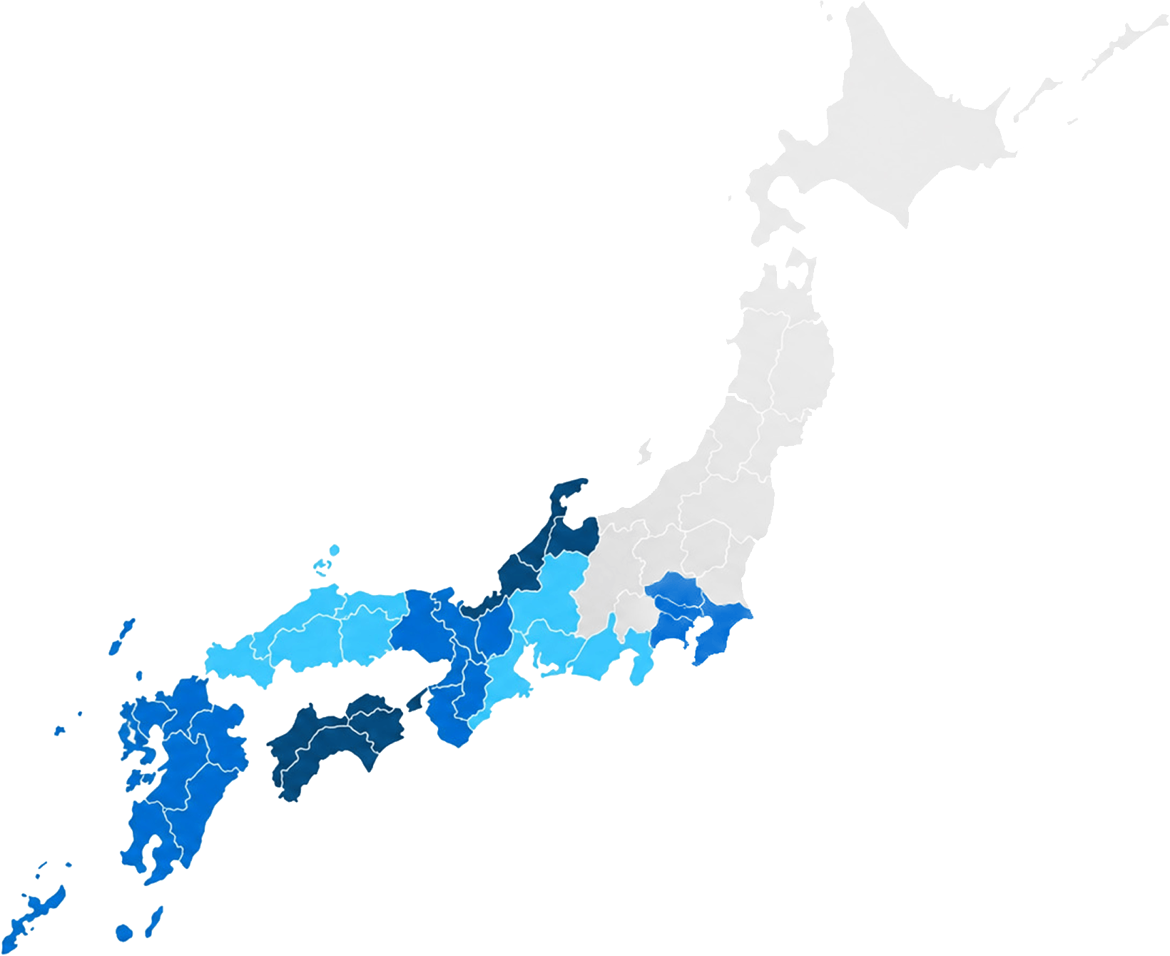 主要対応エリア地図