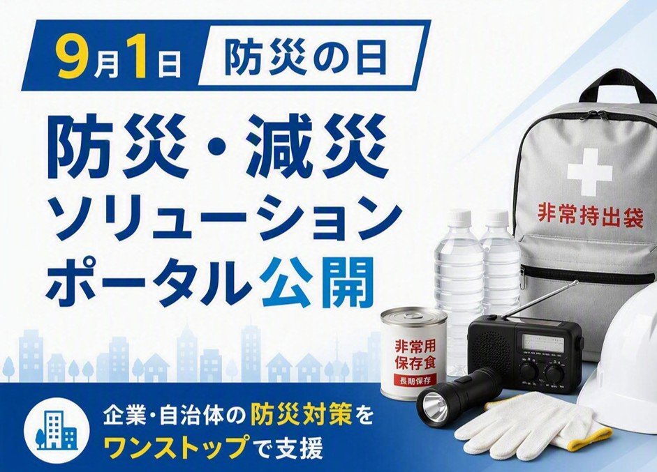 災害への備えを、もっと身近に。防災・減災ソリューションポータルを公開